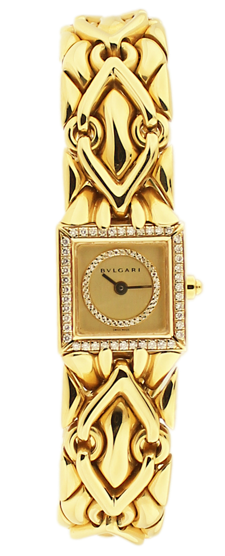 Bulgari Ladies' 18k Yellow Gold Quartz Bracelet Watch