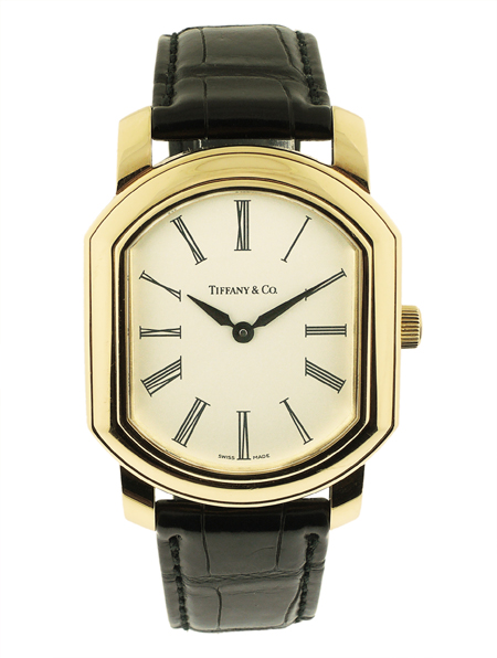 Tiffany&Co. Ref. 002.1004 Gent's Large 18k Yellow Gold Wristwatch