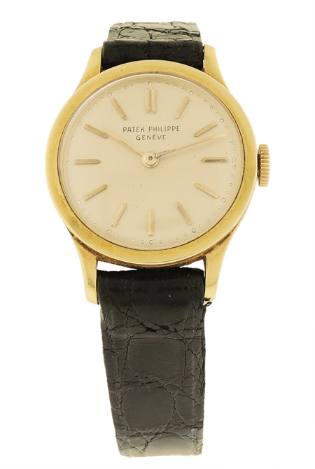 Patek Philippe Ladies 18k Yellow Gold Calatrava mint Watch. Circa 1950's