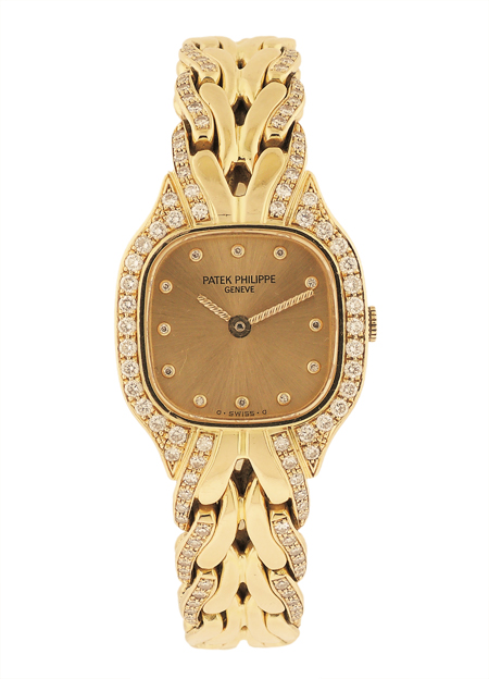 Women's Patek Philippe Tiffany & Co. Diamond La Flame 4715/003 Gold Watch