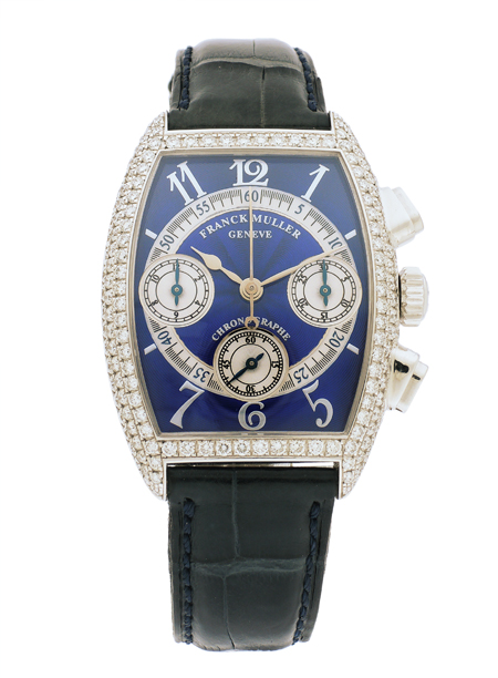 Franck Muller Ref. 7520ccd Chronographe 18k White Gold Ladies wristwatch