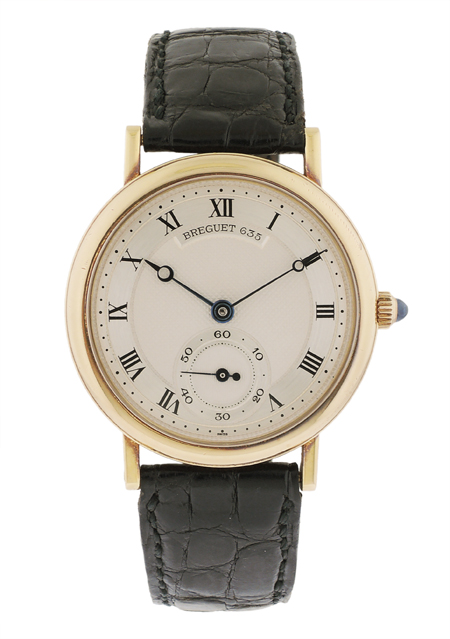 Breguet Ref. 635 18k Yellow Gold round-shape watch