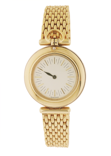 Audemars Piguet Ref. 9040/522CA "Philosopher" 18k Yellow Gold Ladies Bracelet Watch with hand tag & sticker