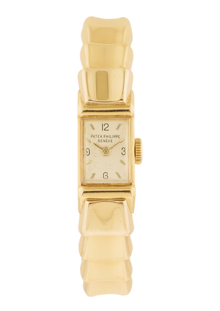 Patek Philippe 18k Yellow Gold Ladies' Bracelet Watch Ref. 2137, Circa 1960s