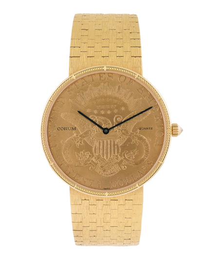 Corum $20 Gold Coin Bracelet Watch