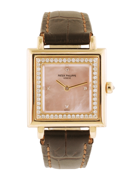 Patek Philippe 18k Yellow Gold and Mother of Pearl Ladies' Wrist Watch