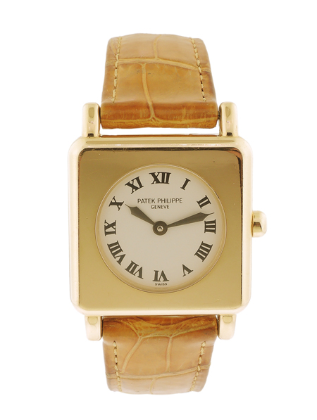 Patek Philippe 18k Yellow Gold Ladies' Quartz Wrist Watch