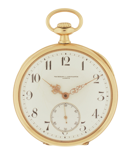 Vacheron & Constantin 14k Yellow Gold Open Face Pocket Watch, c. 1920s