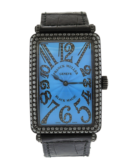 Franck Muller "Black Magic" 18k Blackened White Gold and Diamond Mens' Wrist Watch Ltd. 159/400, Comes with Certificate