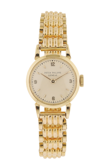 Patek Philippe 18k Yellow Gold Ladies' Bracelet Watch c.1940s, with Extract