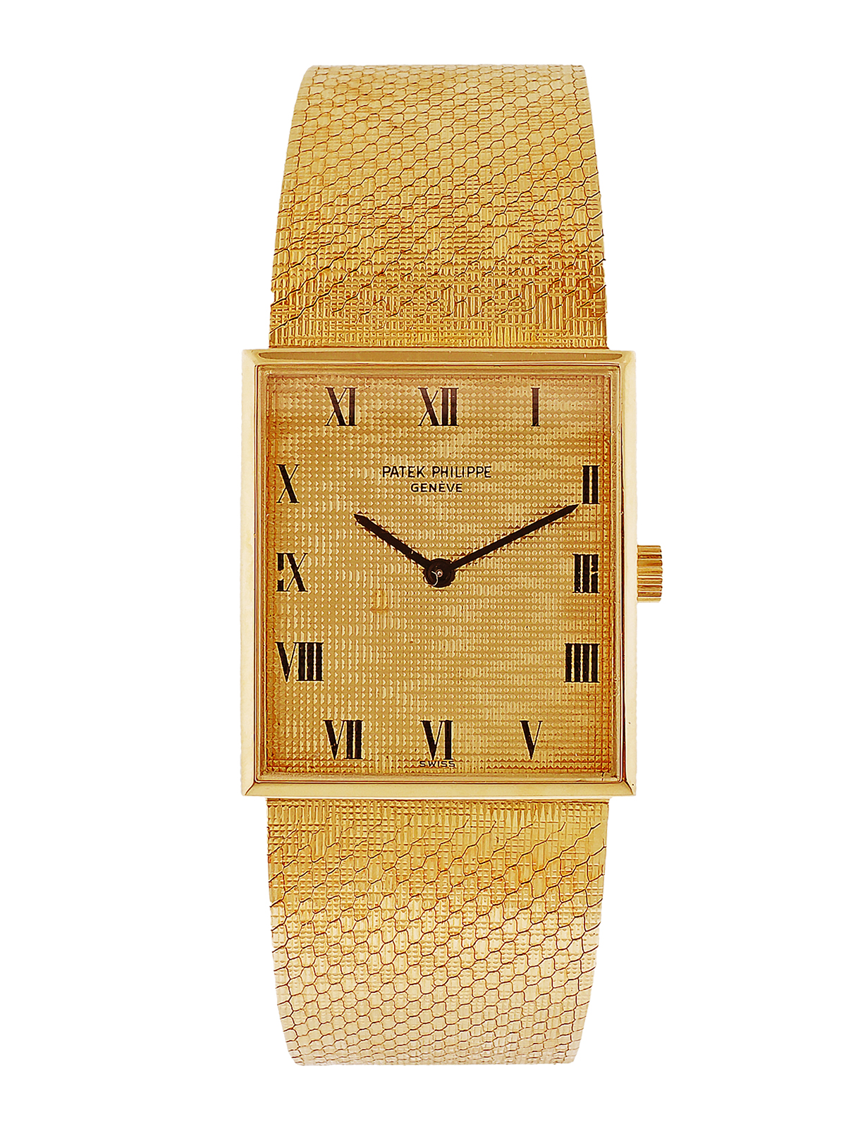 Patek Philippe 18k Yellow Gold Men's Bracelet Watch Ref. 3550/1, c.1965