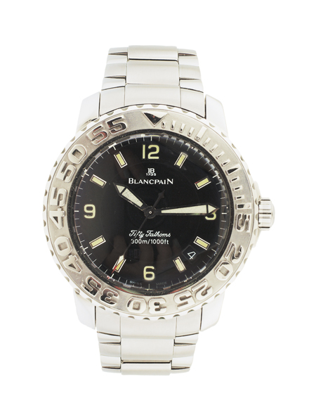 Blancpain Fifty Fathoms Mens Auto/Date With Stainless Steel Bracelet Watch. c.2005