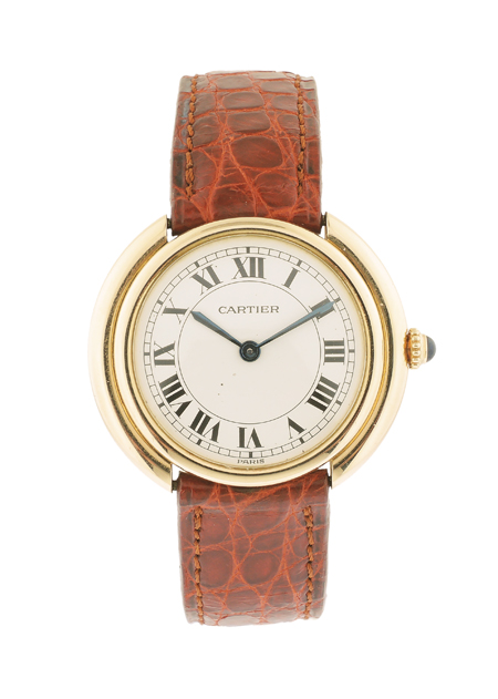 Cartier "Ceinture Ronde" 18k Yellow Gold Mechanical Wrist Watch, c. late 1960s