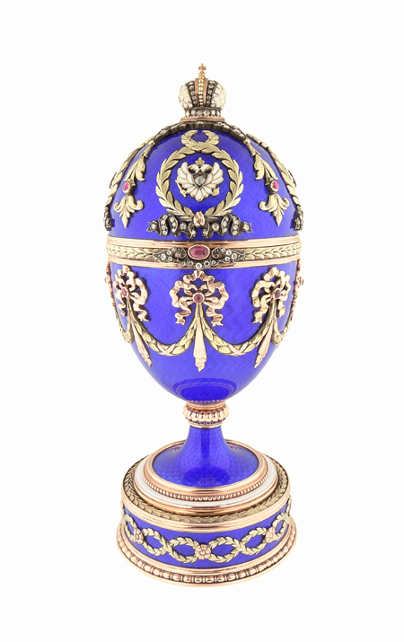 Faberge "The Indian Elephant" Gold, Enamel & Diamond Imperial-Style Egg