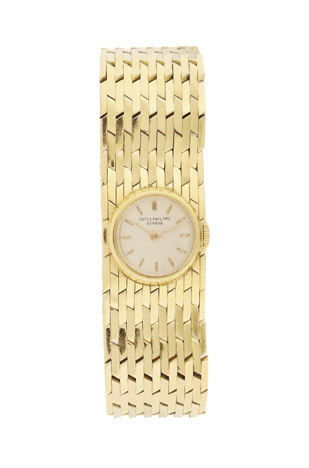 Patek Philippe 18k Yellow Gold Ladies' Bracelet Watch with Extract, Ref. 3036 c.1955