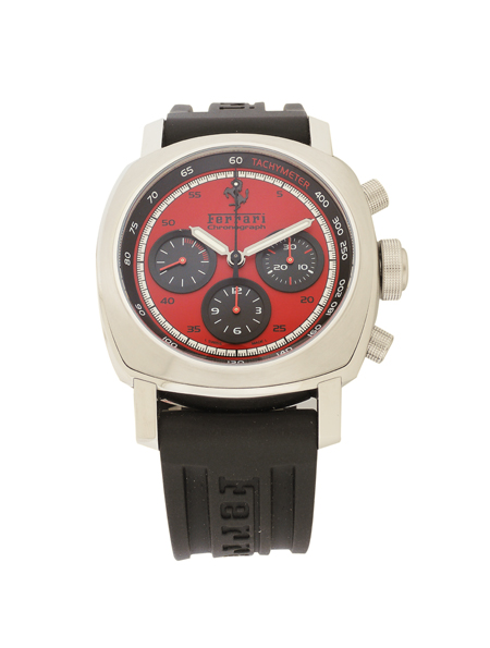 Panerai for Ferrari ref: F 6656 Gran Turismo Automatic Chronograph Red Dial, everything like new, original retail $10,000