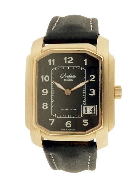 Glashutte Original Auto-date18k Pink Gold Limited Edition no. 052/150 Heavy Men's Wrist Watch