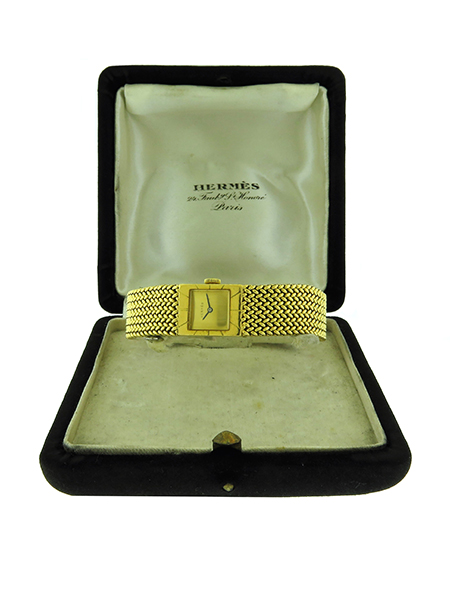 Hermes- Vacheron Constantin 18k Yellow Gold Lady's Mechanical Watch c. 1950s,