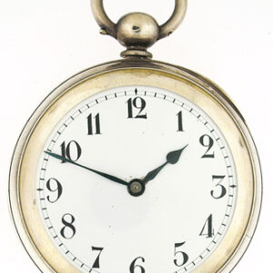 Henry Lewis Sterling Silver Open Face Vintage Pocket Watch