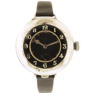 Rolex Sterling Silver Demi-Hunter Wrist Watch