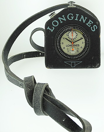 Longines Ski Timer Steel Split Second Chronograph With Original Carrying Case