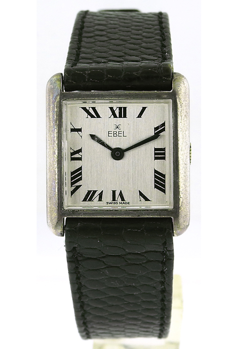 Ebel Sterling Silver Square Ladies Wristwatch, Ref. 791