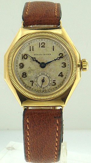 18k Yellow Gold Vintage Rolex Oyster Octagon