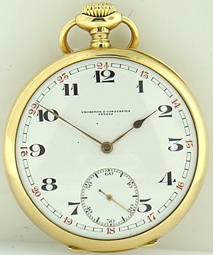 Vacheron & Constantin 18k YG Open Face Pocket watch