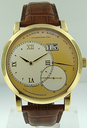 18k YG A. Lange & Sohne Grand Lange 1 Ref. 115.021