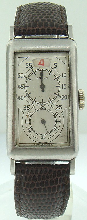 SS Vintage Gruen Jump Hour Doctors Watch