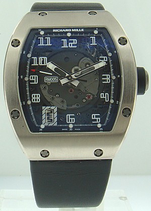 18k White Gold Richard Mille, “RM 005”.