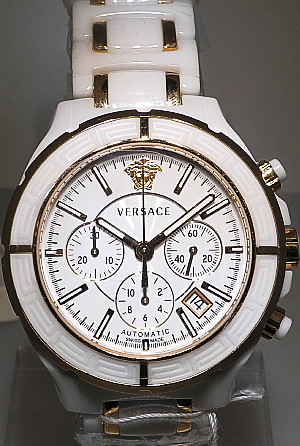 Giani Versace Ceramic Cronograph with Round Pushers