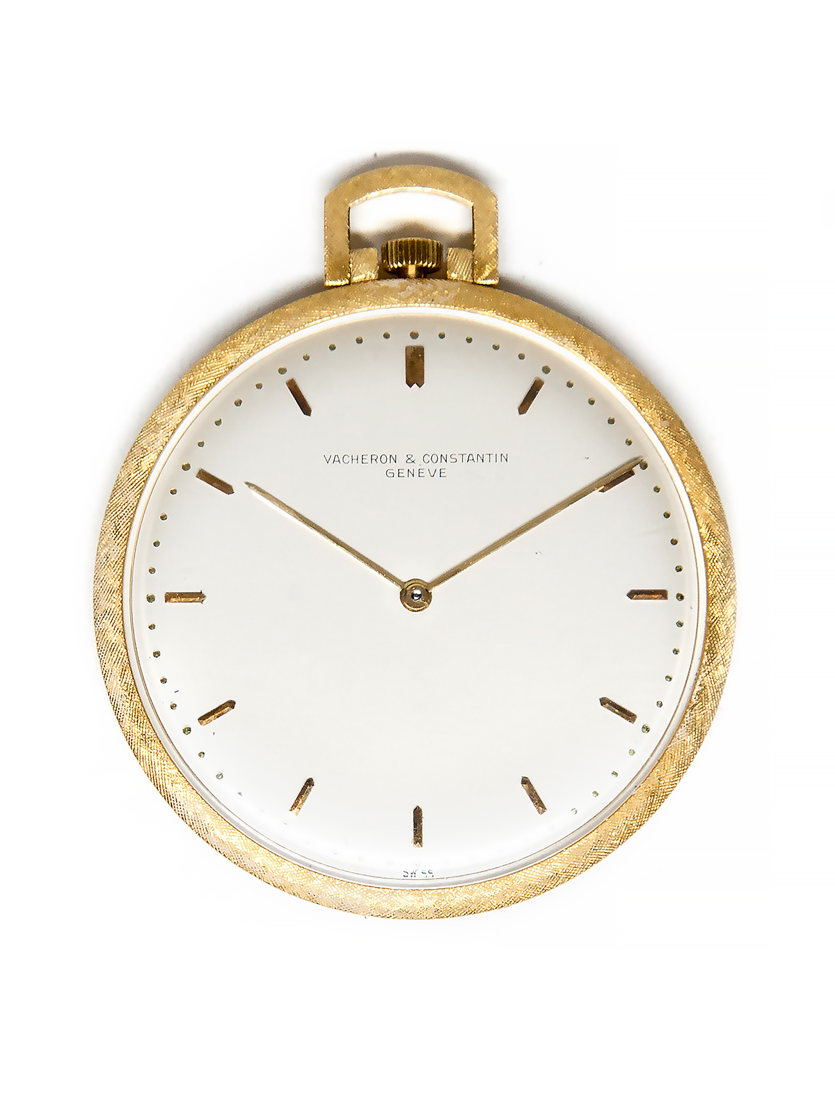 Vacheron & Constantin (Ref 6915) 18k Yellow Gold Ultra-Thin 42mm Keyless Open Face Pocket Watch c. 1960s