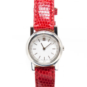 Bvlgari, Lady's Platinum 'Anfiteatro' Quartz Wristwatch