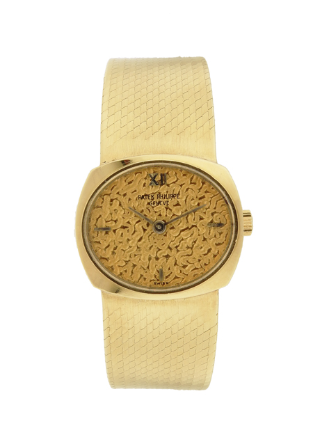 Patek Philippe 18k Yellow Gold Bracelet Watch