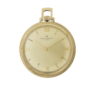 Baume & Mercier 14k Yellow Gold Open Face Pocket Watch