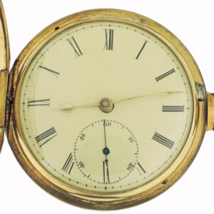 W. Wilkinson gold plated hunter case from Liverpool. Case #1131.