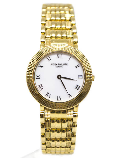 Patek Philippe "Calatrava" (Ref 4919/8) 18k Yellow Gold Lady's Bracelet Watch c. 1990