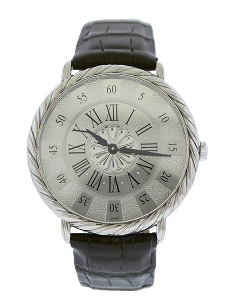 Buccellati 18k White Gold Audachron (Ref 5211) 38mm Automatic Wristwatch