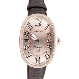 Grimoldi, SS Men's Auto-Date W/Silver Dial