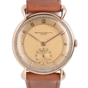 22931 Vacheron 18Kyg & Dial & Teardrop Lugs Circa 1940 Wristwatch