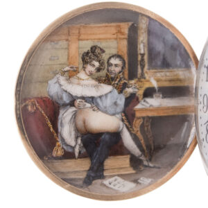 Klein & Fink Special. Ft Smith, Ark 14KYG W/ Erotic Image in a Parlor of a Couple (22987)