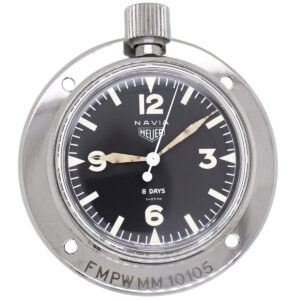 Heuer Navia 8-day Car Dashboard Clock Circa 1960 (23038)