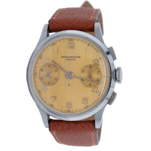 Baume & Mercier Stainless Steel Chronograph Wristwatch Circa 1950's with Orginal Dial (23055)