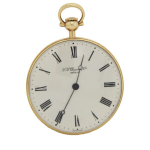 Chopard 18K YG Thin Dress Gentleman’s Open Face Pocket Watch (23091)