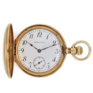 Tiffany & Co. 18K YG 30.2mm Pocket Watch with Box (23088)