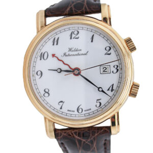 Waldan International 18K PG Alarm with Date (23119)