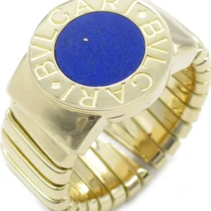 BVLGARI "Tubogas" Lapis Lazuli 18KYG Ring