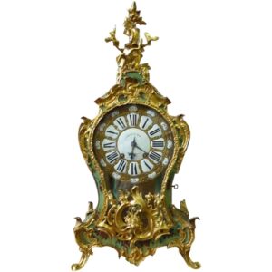 1700s French Ormolu Louis XV Clock | Rockford Museum Collection